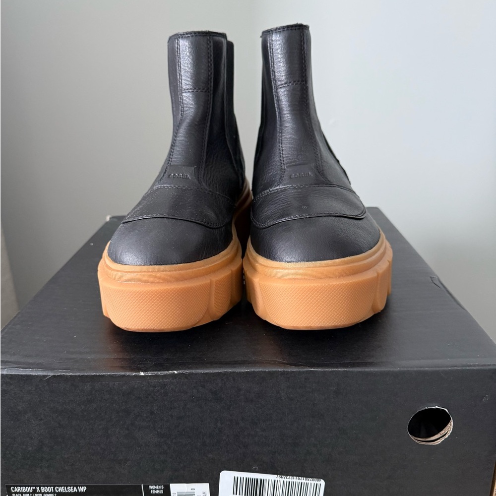 SOREL Women's Caribou X Chelsea Waterproof Boots Size 8.5 - Picture 11 of 11